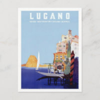 Vintage Lugano, Suisse Voyage