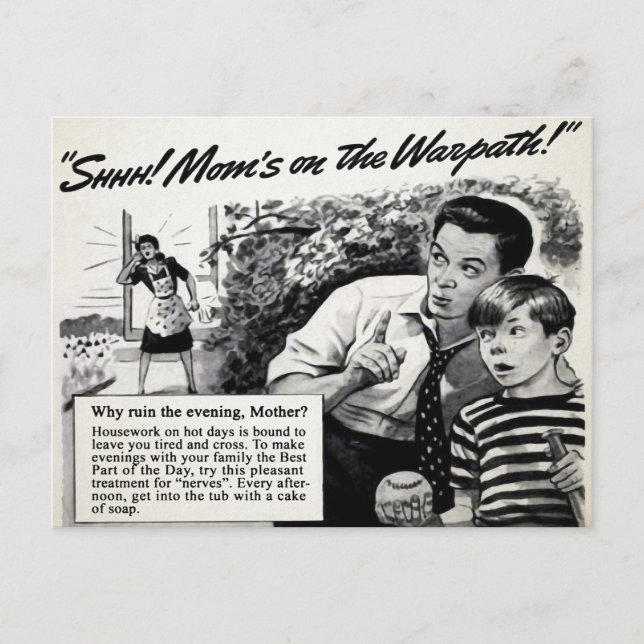 Carte postale vintage Maman Soap (Devant)