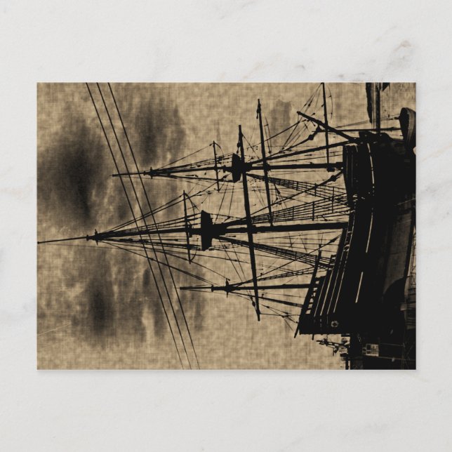 Carte postale Vintage Mayflower Ship (Devant)