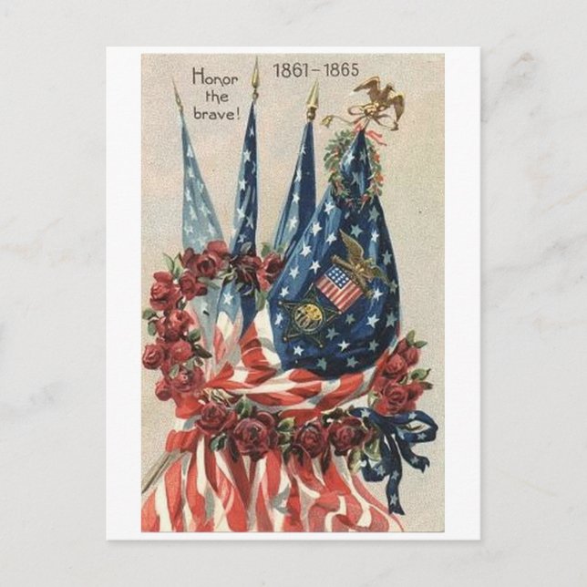 Carte postale vintage Memorial Day (Devant)