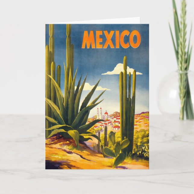 Carte postale vintage Mexico Travel (Devant)