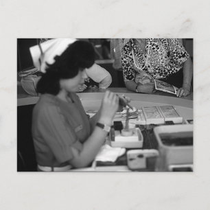 Carte Postale Vintage Mie Mikimoto island cultured pearls shop