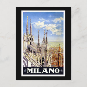 Carte Postale Vintage Milano