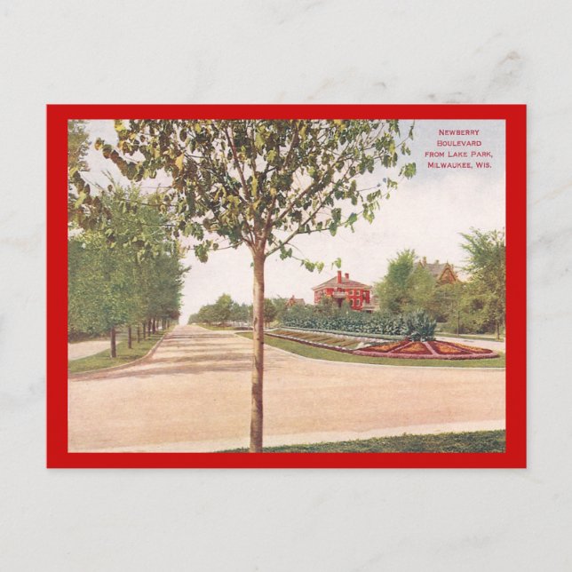 Carte Postale Vintage Milwaukee Wisconsin (Devant)