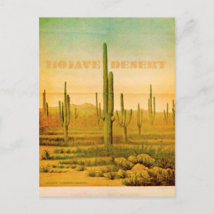 Carte postale vintage Mojave Desert Travel