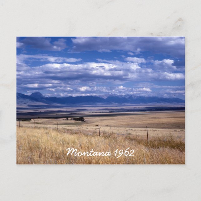 Carte postale vintage Montana (Devant)