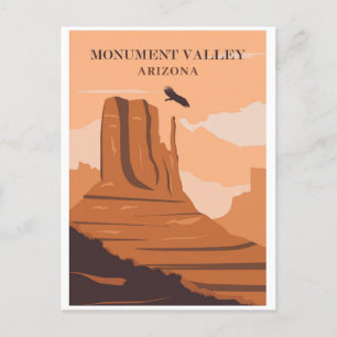 Carte Postale Vintage Monument Valley Arizona Travel