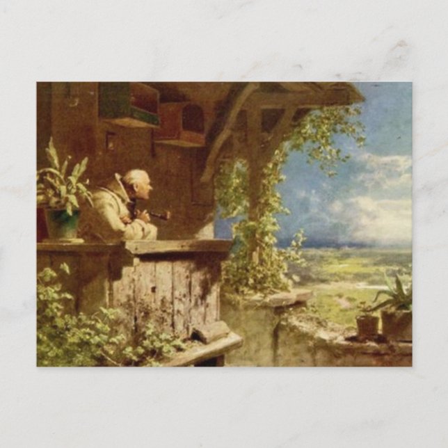 Carte postale vintage-Motif - Fumée suspecte (Devant)