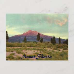 Carte Postale Vintage Mount Shasta