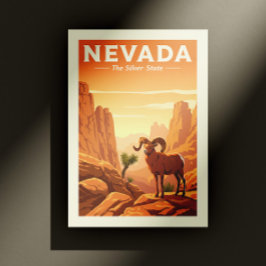 Carte Postale Vintage Nevada