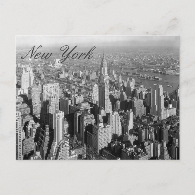 Carte postale vintage New York (Devant)