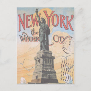 Carte postale vintage New York Travel