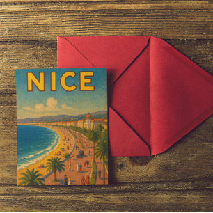 Carte Postale Vintage Nice France Promenade des Anglais
