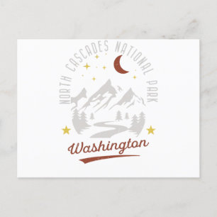 Carte Postale Vintage North Cascades National Park Washington