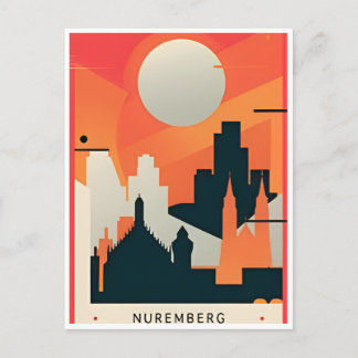 Carte Postale vintage Nuremberg Allemagne Voyage allemagne