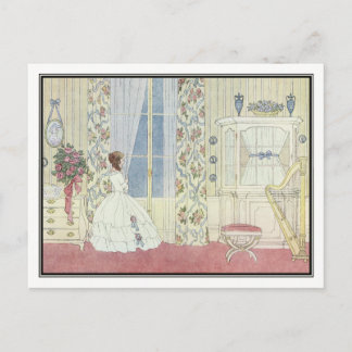 Carte Postale Vintage Nursery Rhyme par H. Willebeek Le Mair
