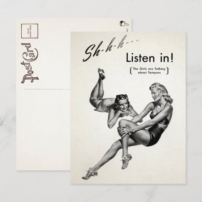 Carte Postale vintage Odd Advertisement  (Devant / Derrière)