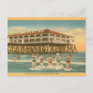 Carte postale vintage Old Orchard Beach