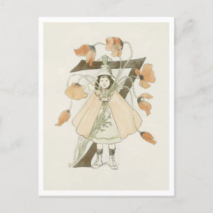 Carte Postale Vintage Ottilia Adelborg Numéro floral - 7