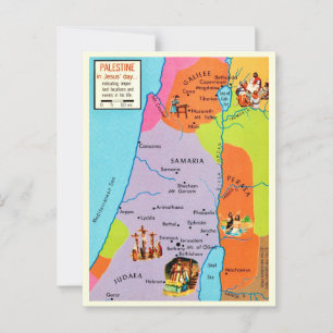 Carte postale vintage Palestine