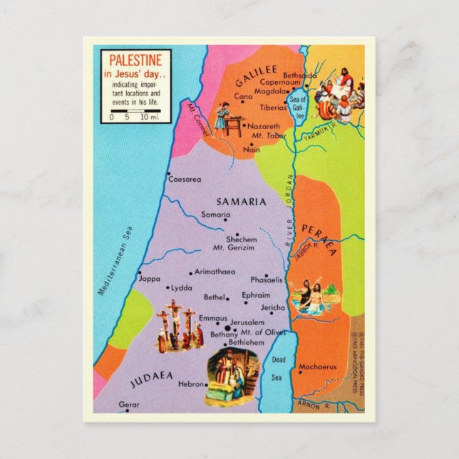 Carte postale vintage Palestine (Devant)