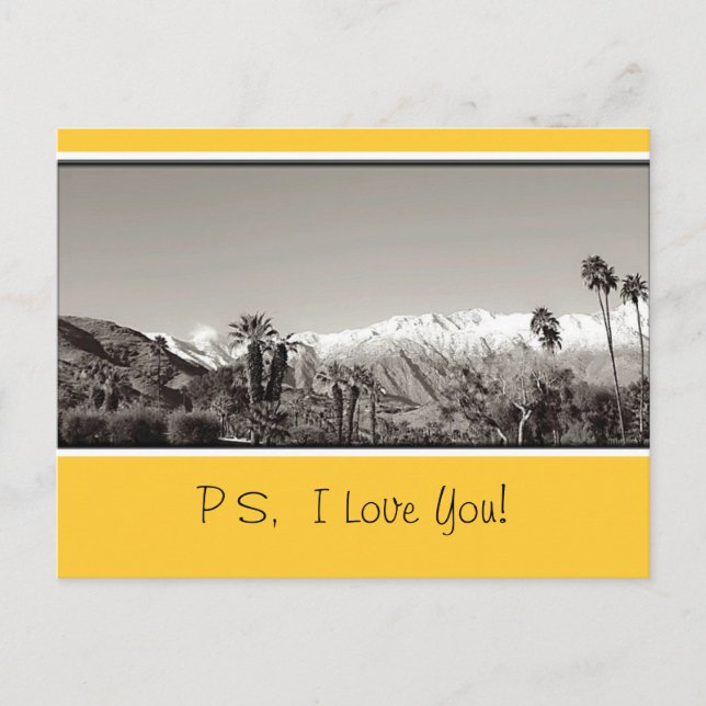 Carte Postale Vintage Palm Springs (Devant)