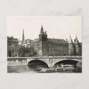Carte Postale Vintage Paris, Tribunal