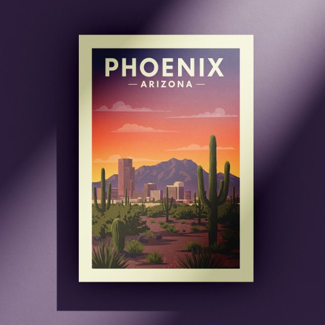 Carte Postale Vintage Phoenix Arizona (Créateur téléchargé)