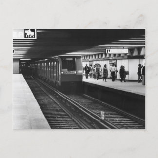Carte Postale vintage photo of Mexico City Metro