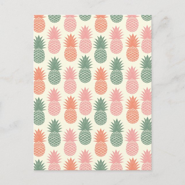 Carte Postale Vintage Pineapple 2 (Devant)