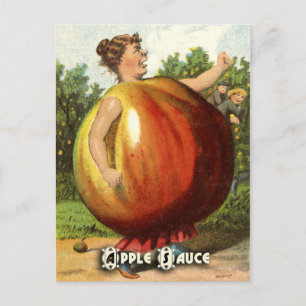 Carte postale vintage : Pomme