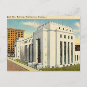 Carte Postale Vintage, Poste, Chattanooga, Tennessee