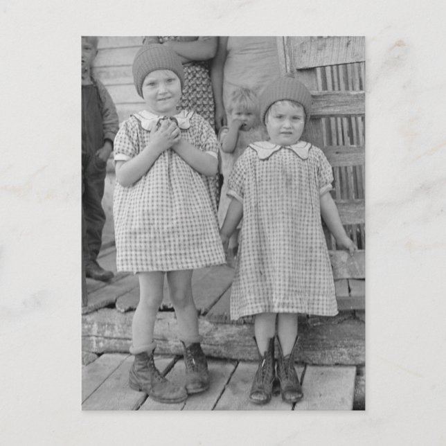 Carte postale vintage pour enfants (Devant)