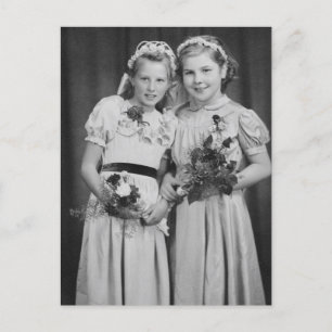 Carte postale vintage pour enfants