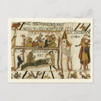Carte postale vintage réplique, Tapisserie de Baye