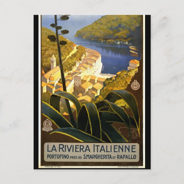 Carte Postale Vintage Retro Italie Tourisme (Devant)