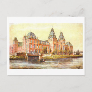 Carte Postale Vintage Rijksmuseum, Amsterdam