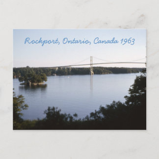 Carte postale vintage Rockport Ontario Canada