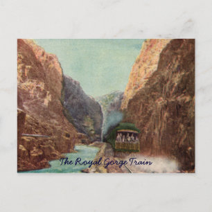 Carte postale vintage Royal Gorge Train