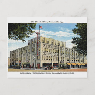 Carte postale vintage Sal Sagev Hotel Las Vegas