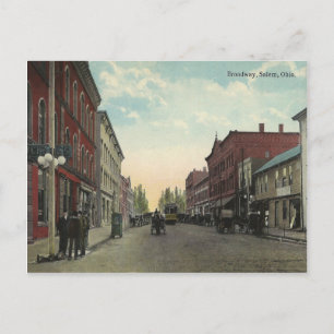 Carte Postale Vintage Salem Ohio