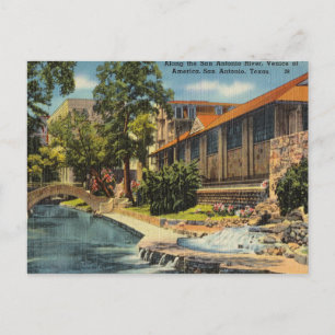 Carte Postale Vintage San Antonio, Texas