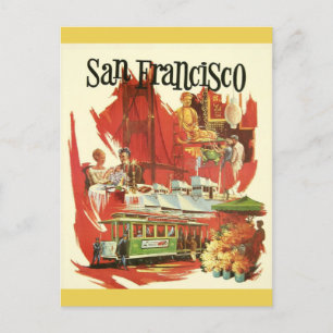 Carte Postale Vintage San Francisco California City
