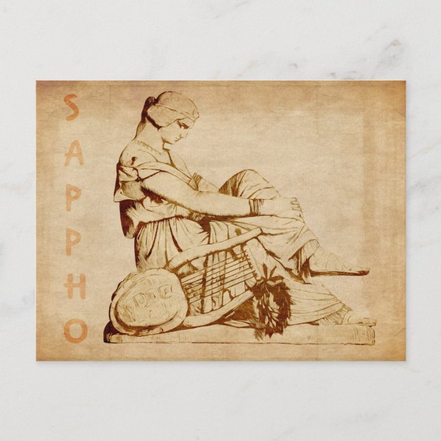 Carte postale vintage Sappho (Devant)