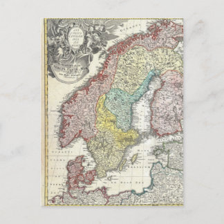 Carte Postale Vintage Scandinavian