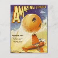 Vintage Sci Fi livre couverture art U.F.O.