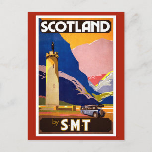 Carte postale vintage Scotland Travel