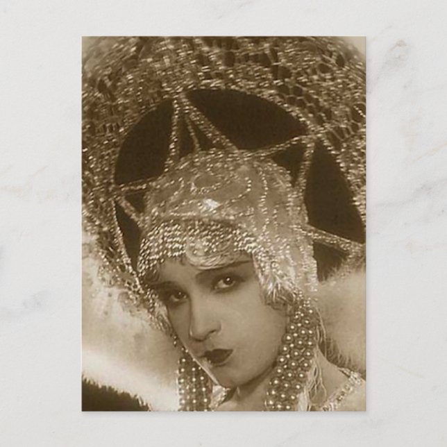 Carte Postale Vintage Showgirl (Devant)