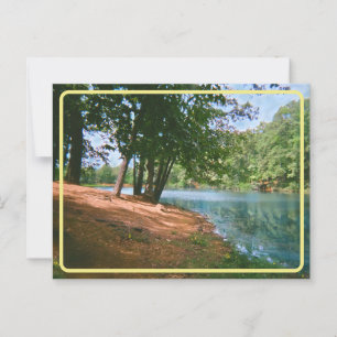 Carte postale vintage Springtime Lake