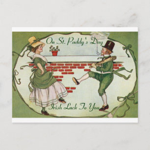 Carte postale vintage St. Paddy's Day
